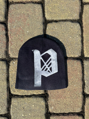 *P Navy Blue Skully