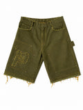 Washed Green Jorts