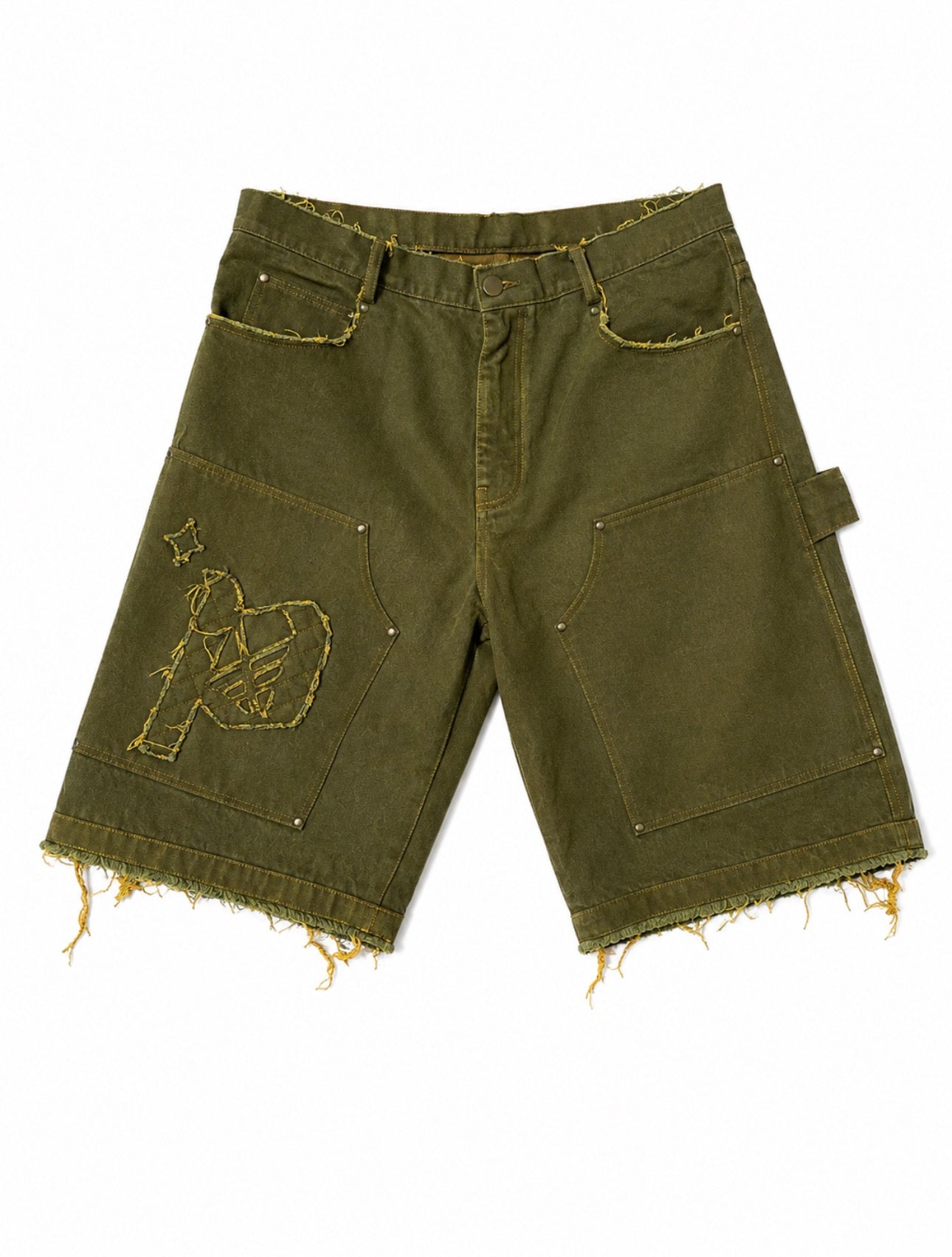 Washed Green Jorts