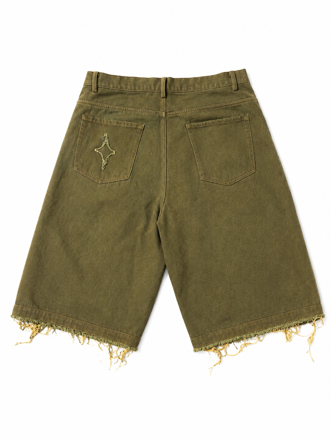 Washed Green Jorts