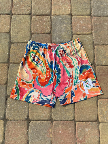 Game Changers Mesh Watercolor Shorts